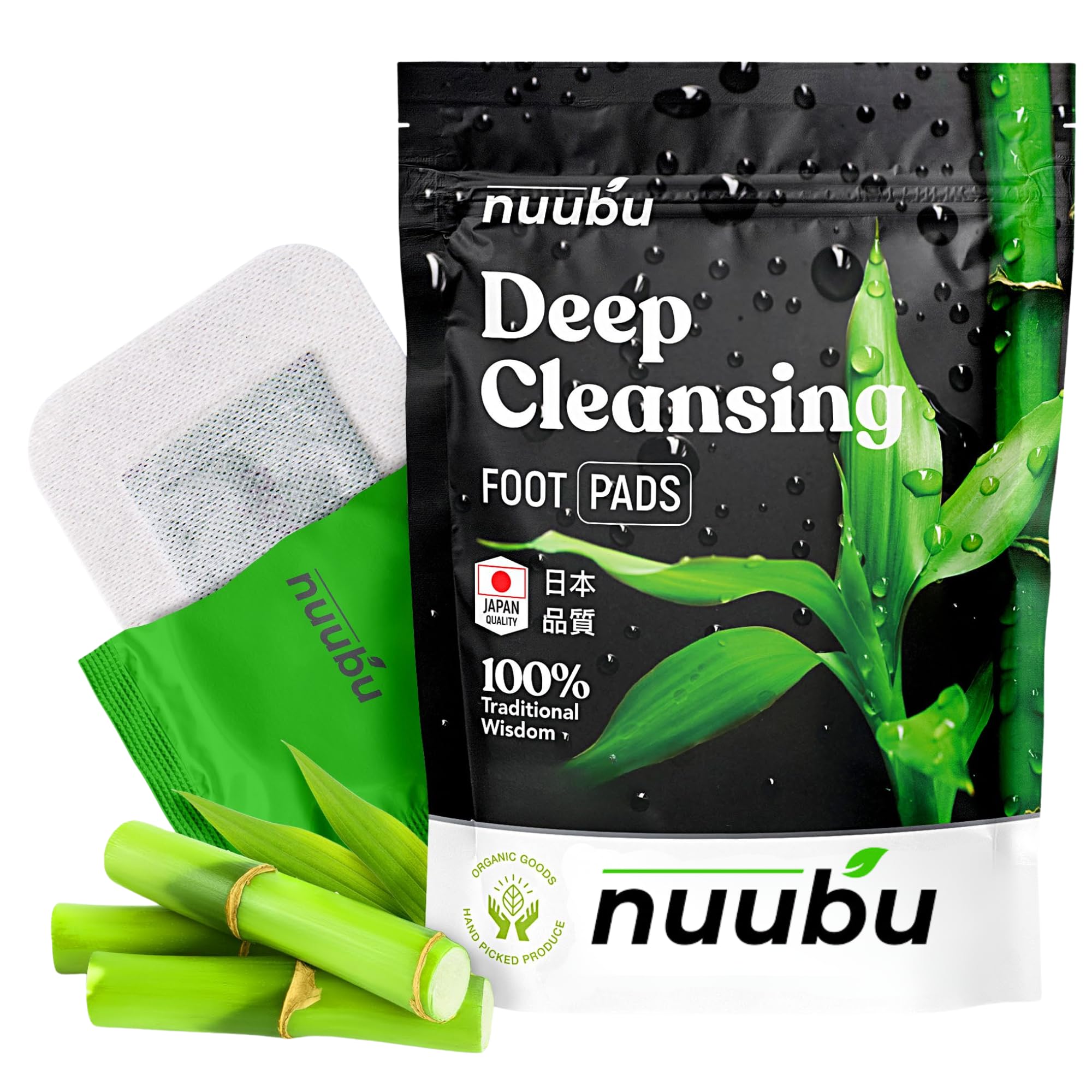 Nuubu Foot Patches 10 Pcs Natural Foot Pads