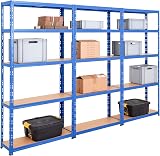 BiGDUG Heavy Duty 3 Bay Garage Shelving 5 Tier 200kg per Shelf 1000kg per Bay view 7