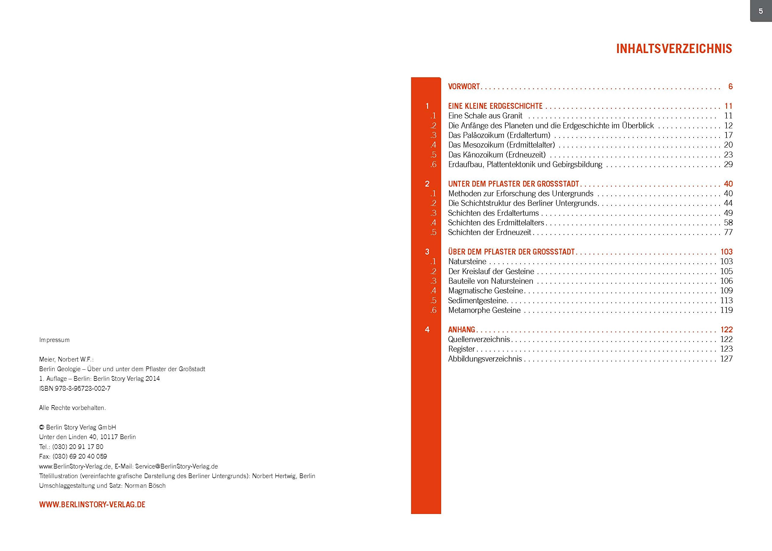 Berlin Geologie über Und Unter Dem Pflaster Der Stadt - 