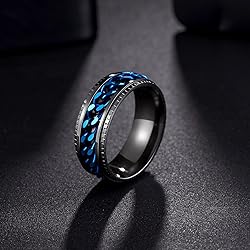 Udolfly Mens Fidget Rings Anxiety Rings for Men