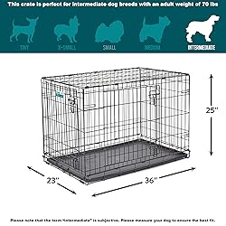 MidWest Homes for Pets 36-Inch Two-Door iCrate