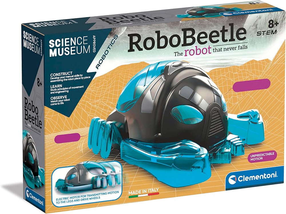Clementoni Robo Beetle Robotic Toy for Kids 8+ STEM Educational Kit