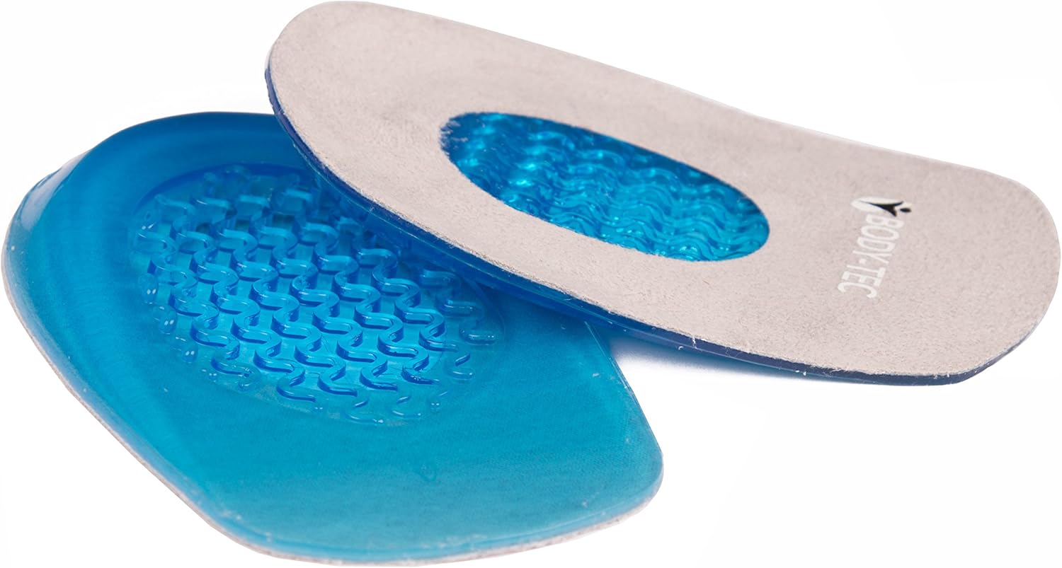 BodyTec Fast Heel Pain Relief Plantar Fasciitis Heel Cushion Gel Heel