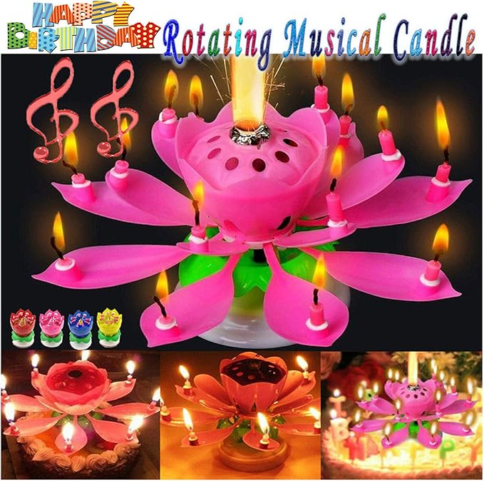 lotus birthday candle price