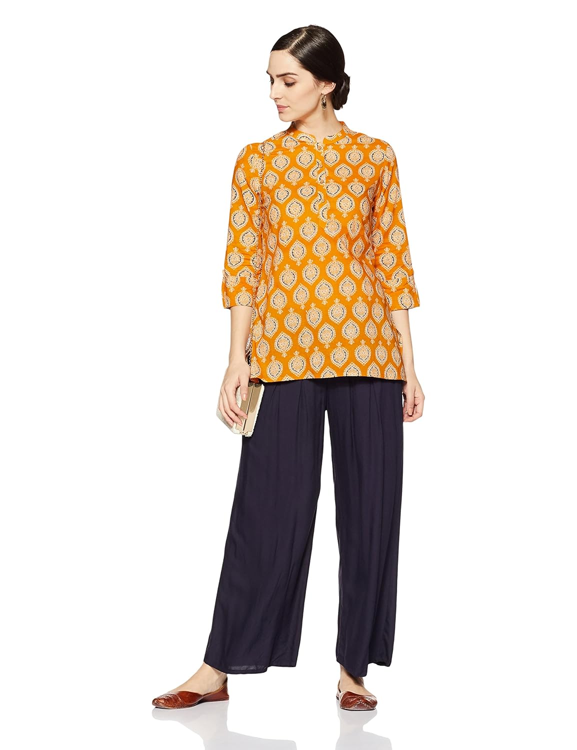amazon brand- myx women's straight kurta