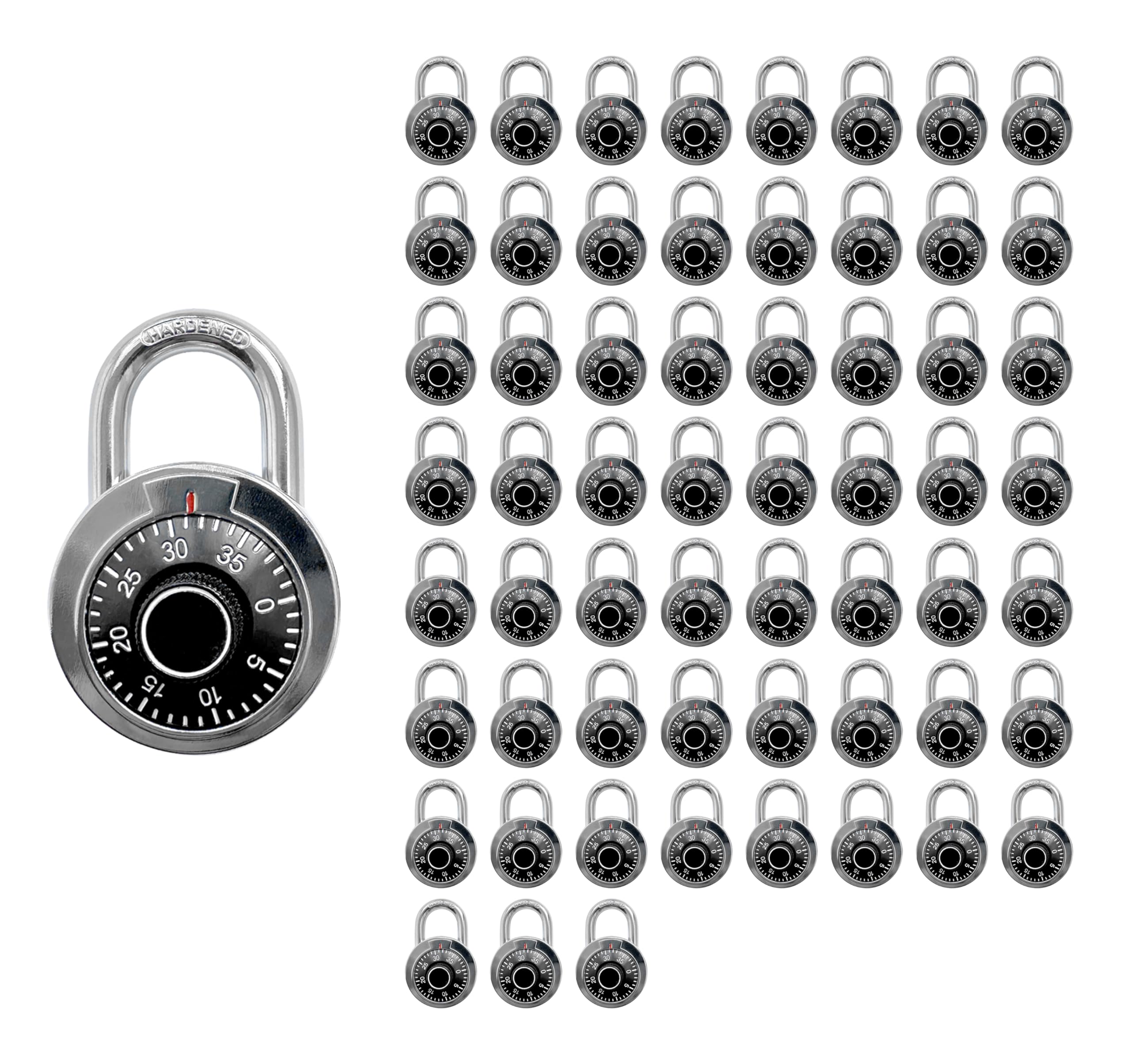 DuoTyga Combination Locker Lock, 60 Pack, Digital