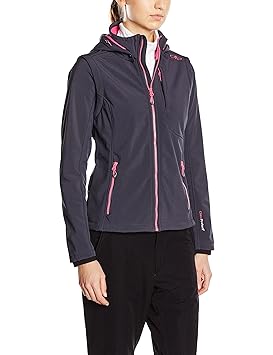CMP Damen Softshelljacke, antracite-fuxia(853p), 48