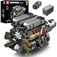 Mould King 10088 Kit Motore V8 In Blocchi – 535 Pezzi, Con App, Trasparente – Modello Da Costruzione 14+