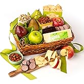Fruit, Cheese & Meat Classic Gift Basket by Fruitfully For Father's Day, Birthday, Thank You, Sympathy