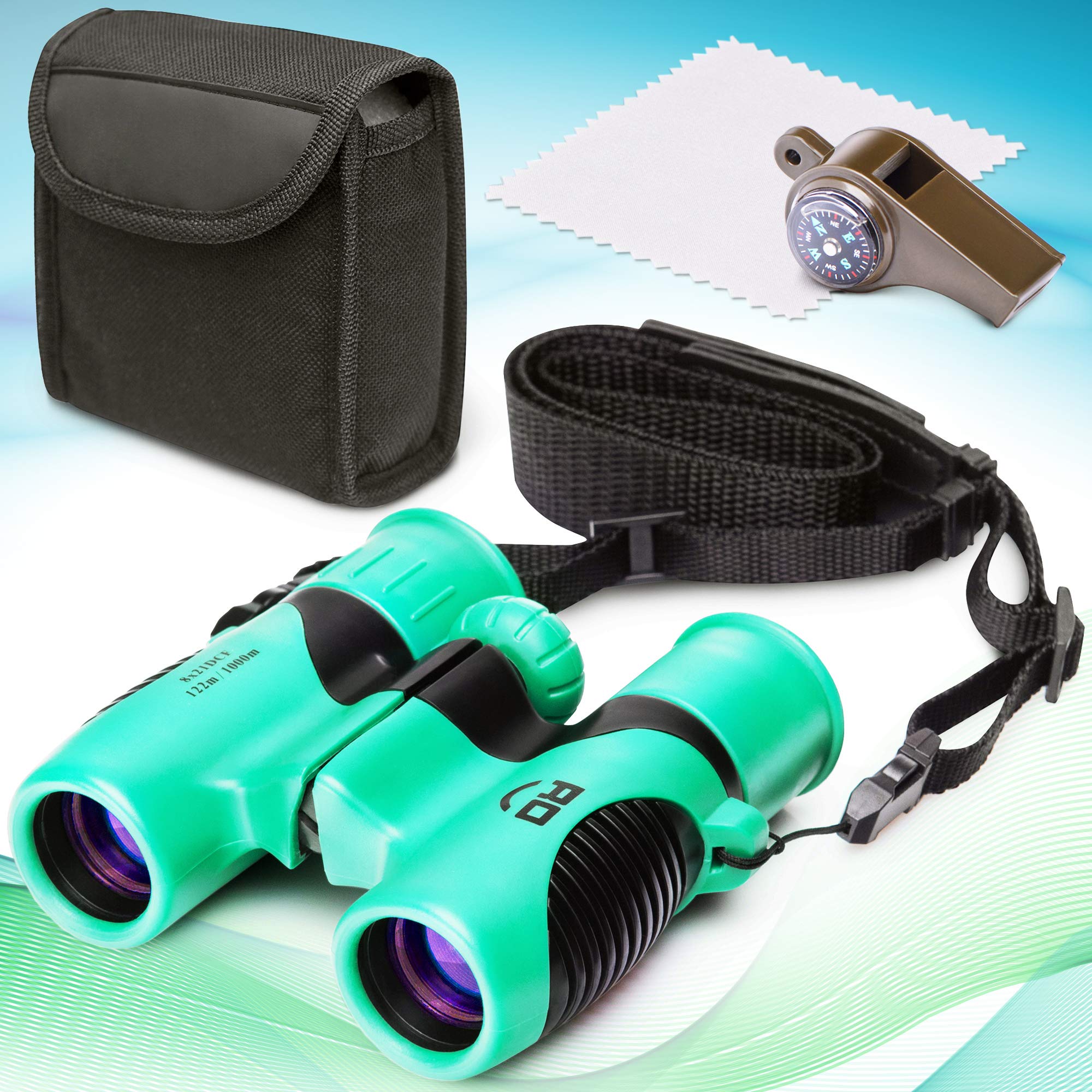 RO Kids Spy Binoculars for Kids Compact Waterproof and Shockproof Toy