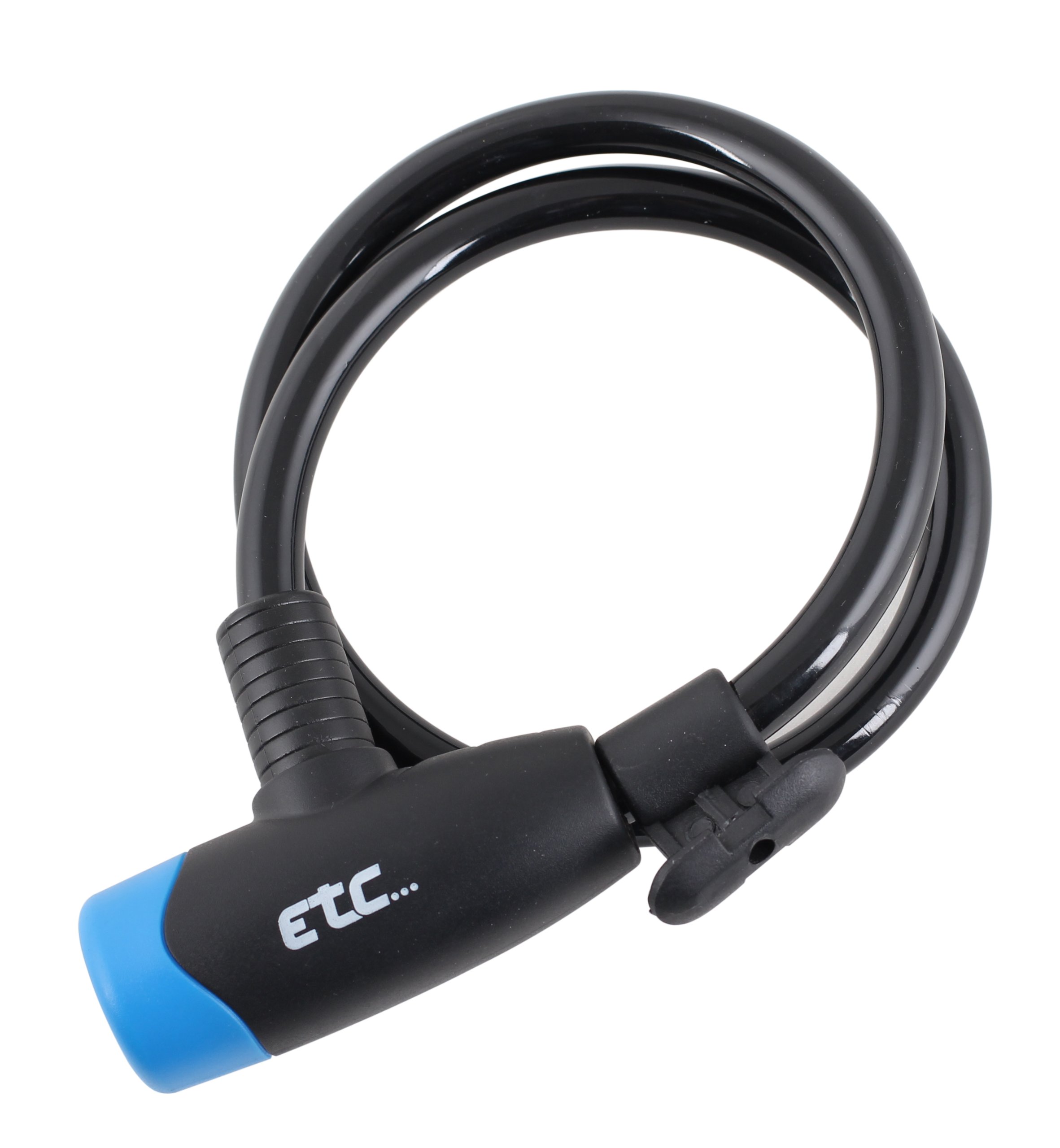 ETC Lock Coil Cable - Black, 1800 x 10 mm