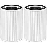 HOAXCINN Replacement Filter Compatible With ECOSELF HAP604 Air Purifiers, 3-In-1 Air Filter, H13 Efficiency Activated Carbon Filtration Hepa, 2-Pack