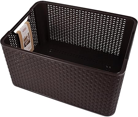 Curver Style, Caja Organizadora, Chocolate, L (30 L - 44x33x23 cm): Amazon.es: Hogar