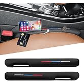 Nosxxus Sports Style Leather Car Seat Gap Filler Spacer Universal Seat Gap Filler Plug Compatible with BMWSeries M1 M3 M5 X1 X5 X6 Z4 3 5 7 Series Console Stop Things from Dropping