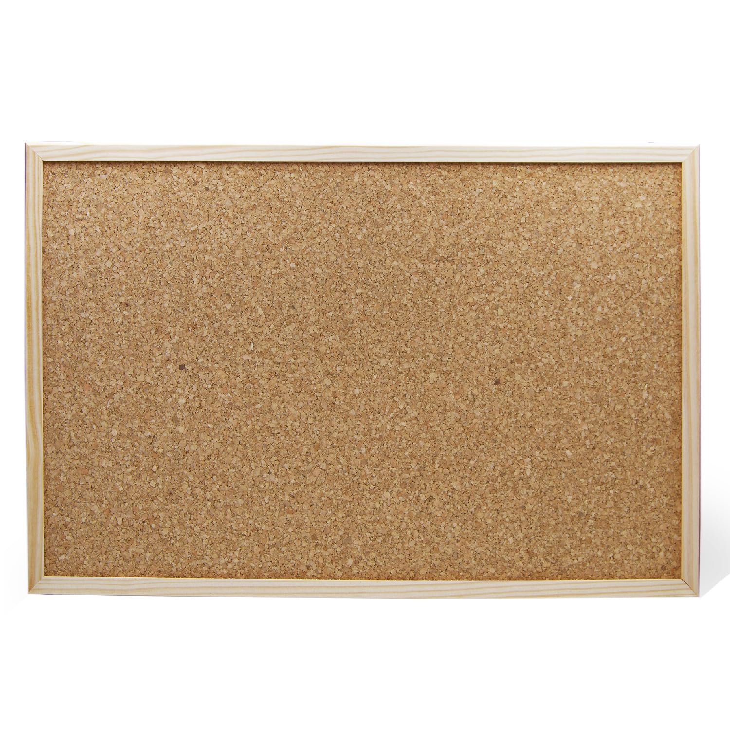 OFITURIA Sturdy Laminated Cork Wall Board with Wooden Frame (400 x 300 mm)