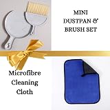 Floorington Dustpan and Brush Set Long Handled 124 cm Lightweight 800g Grey view 6