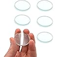 EISCO Optical Glass Lens Set - 3 Dbl Convex, 3 Dbl Concave, 38mm Dia - 20, 30, 50cm FL