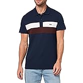 Lacoste Mens Regular Fit Colorblock Mini-piqué Polo
