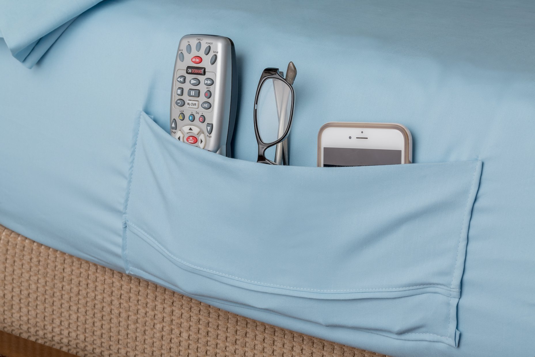 Speedy Sheets 4 Piece Full Bed Sheet Set, Fitted and Top Sewn Together