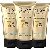 Olay Total Effects Revitalizing Foaming Cleanser, Daily Face Wash, 5 oz (Pack of 3)