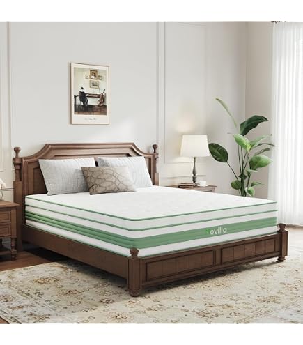 Amazon.com: Novilla Queen Size Mattress 14 Inch, Hybrid Mattress