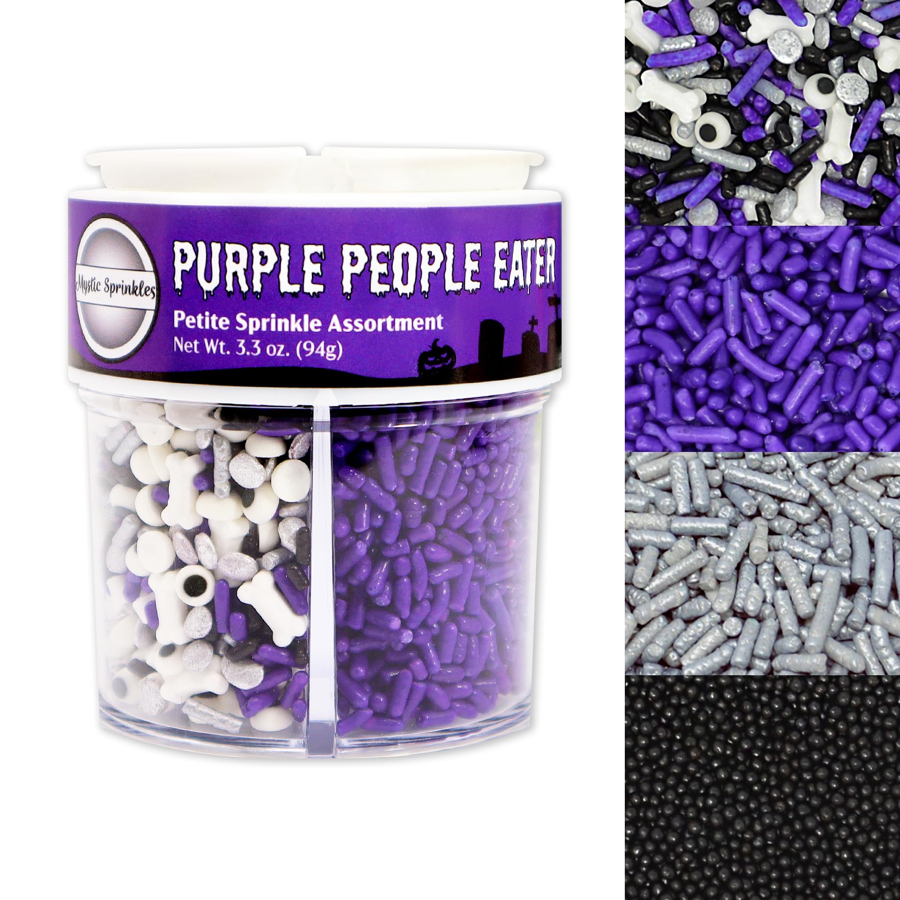 Mystic Sprinkles 4 Cell Sprinkle Assortments