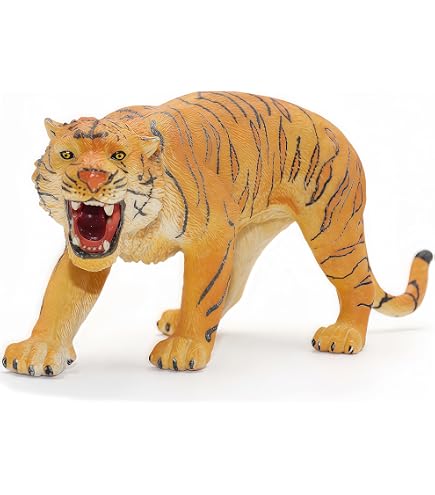 Amazon.com: Gemini&Genius Tiger Toy Figurine for Kids, Wildlife