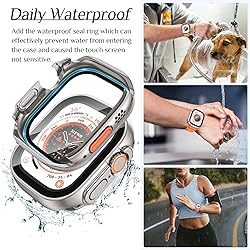 2-Pack Goton Waterproof Apple Watch Case for iWatch
