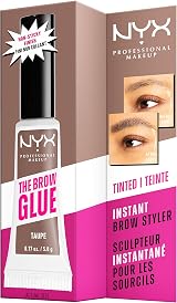 NYX Tinted Brow Glue Taupe Pack of 2 Instant Eyebrow Styler Laminated Brows view 8