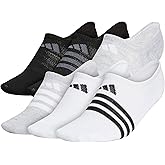 adidas Womens Women's Superlite Super No Show Socks (6-pair)
