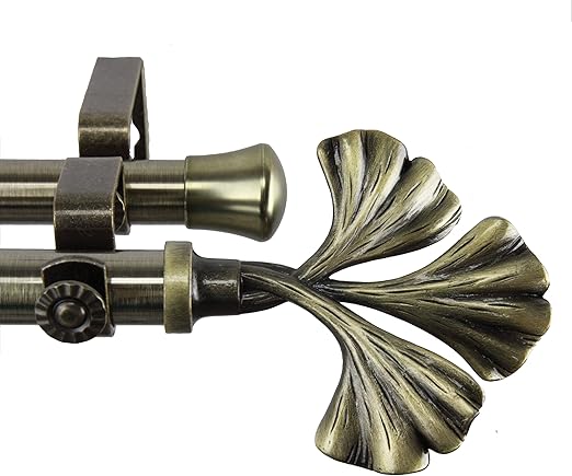 Amazon Com Rod Desyne Fortune Double Curtain Rod 28 To 48 Inch