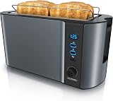 Arendo Frukost 4-Slice Long Slot Toaster – 1500 W, 6 Browning Levels, Time view 1