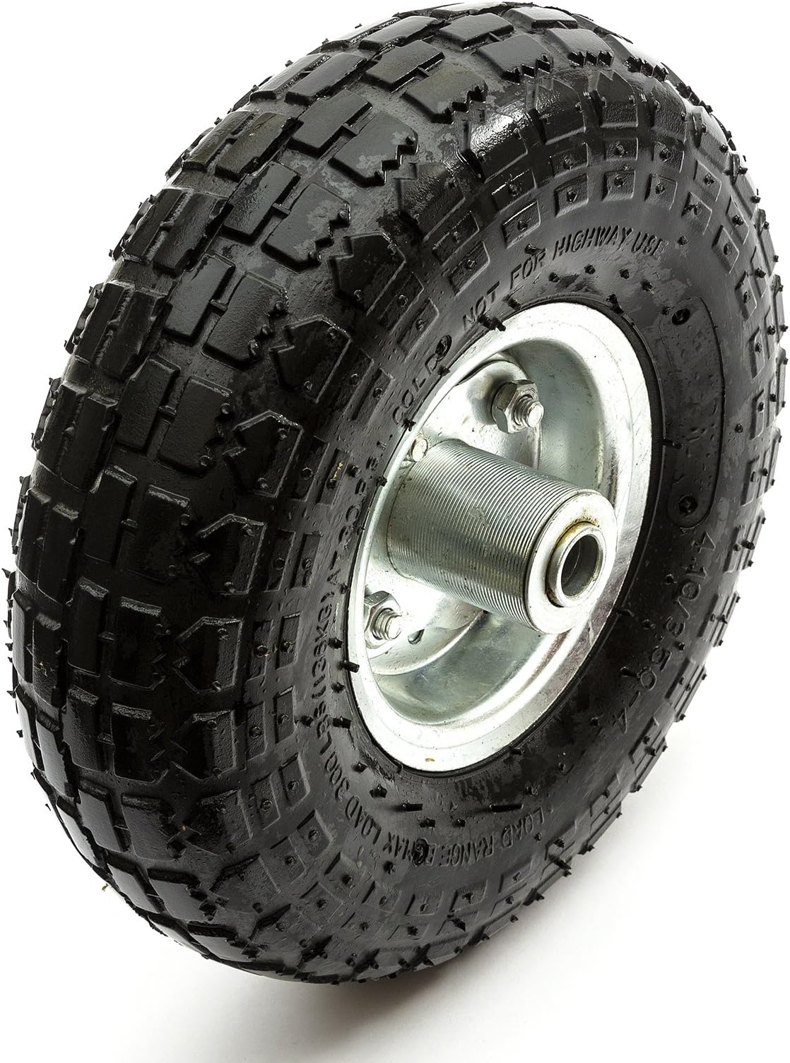 10 Inch Sack Barrow Truck Trolley Wheel & Pneumatic Tyre With Bearings