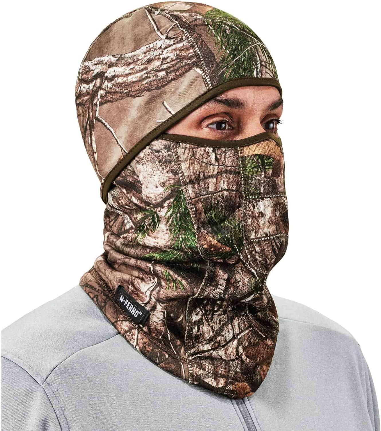 Ergodyne NFerno 6823 Balaclava Ski Mask, WindResistant Camo Face Mask