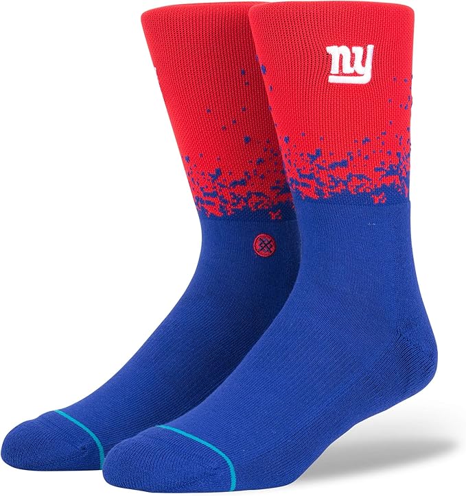 Stance Ny Giants Fade Socks Men Blue M558c18nyg Large Amazon Com Au Fashion