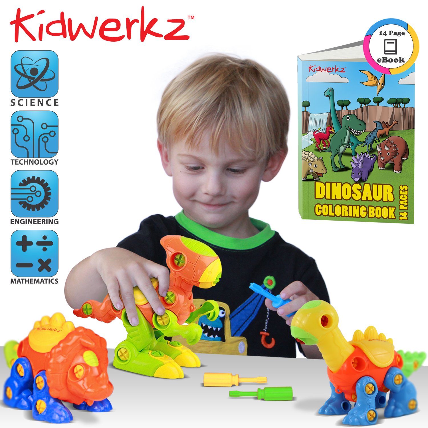Kidwerkz Dinosaur Toys