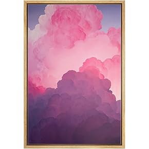 SIGNWIN Framed Canvas Print Wall Art Pink, Magenta...