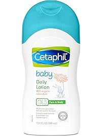 Cetaphil Baby Daily Lotion with Organic Calendula, Sweet Almond Oil and Sunflower Oil, 13.5 Ounce