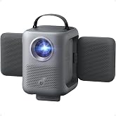 soundcore Nebula P1i Portable Projector with Flippable Speaker | Google TV, Wi-Fi, Bluetooth, Autofocus and Auto Keystone, Al