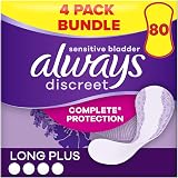 Always Discreet Plus Incontinence Liners for Sensitive Bladder – Pack of 80 view 1