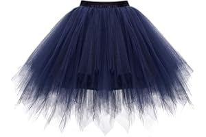 HomRain Women's 1950s Vintage Tutu Skirt Ballet Bubble Dance Skirts for Cosplay Party Adult Skirts