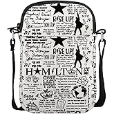 POFULL Musical Lover Crossbody Bag Musical Merchandise Theater Fans Gift