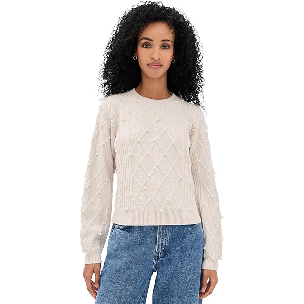 Splendid Women's Winslow Crewneck Pullover, Lead, X-Small at