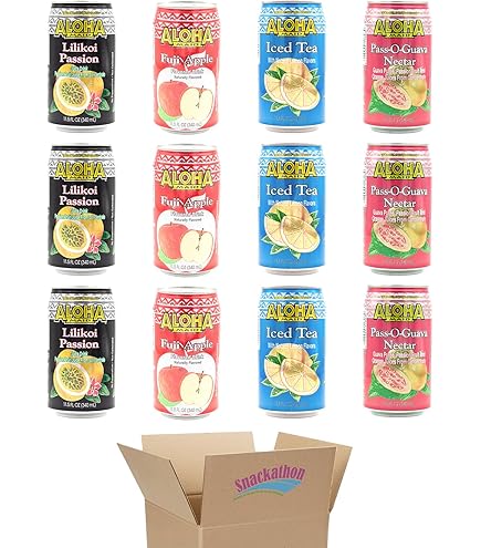 Amazon.com: Aloha Maid Drinks, Variety, 1 Can per Flavor, Total 12