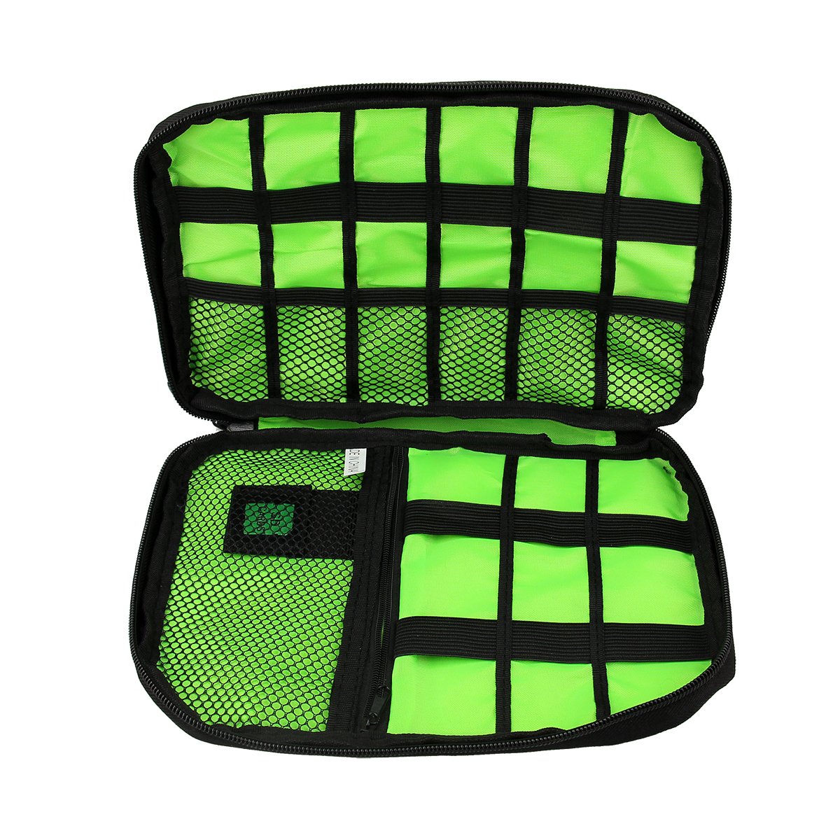 RRunzfon Cable Organizer , Electronics Accessories Travel Bag, Hard Drive Case for USB ,Phone Charger, Charging Cable, Power Bank carry case