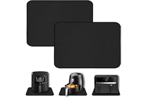 HIMAKE Heat Resistant Mats for Countertop,15x18 in Silicone Heat Resistant Mat for Air Fryer, Fireproof Pad for Coffee Maker,Toaster, Oven, Kitchen Countertop Protector Compatible with Ninja,COSORI, 2PCS