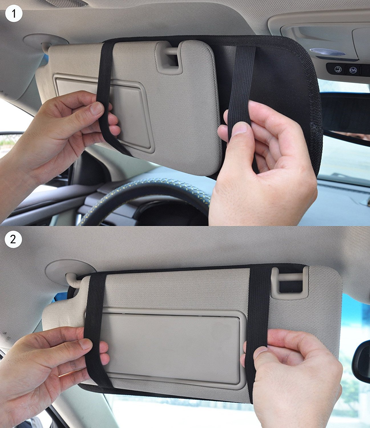 Car Visor Organizer CD Holder 12 Pockets wallet Storage Disc DVD VCD Disk Case