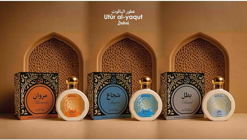 Utur Al-Yaqut SHUJAE Pack de 2 Perfumes de hombre EDP de 100ml