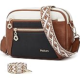 Crossbody Purse for Women Small Crossbody Bags Trendy Vegan Leather with Adjustable Shoulder Straps Gift for Mother Wife Mom