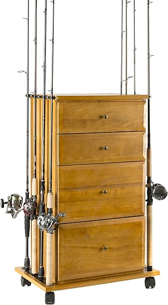 fishing tackle storage cabinet